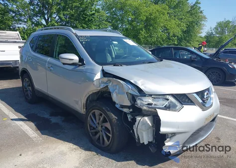 2016 Nissan Rogue S/Sl/Sv из США, поврежденный, VIN 5N1AT2MV3GC885814